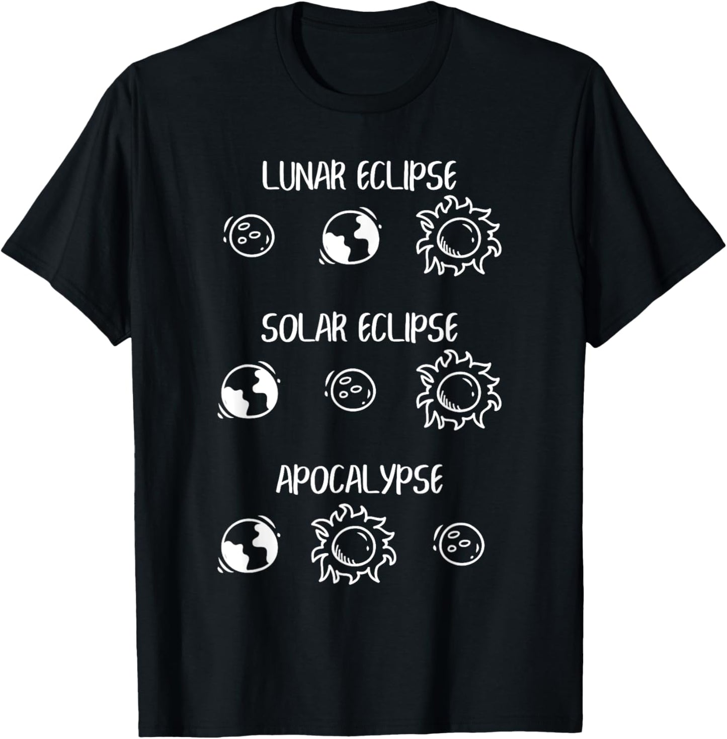 Astronomy Science Funny Solar Lunar Eclipse Apocalypse