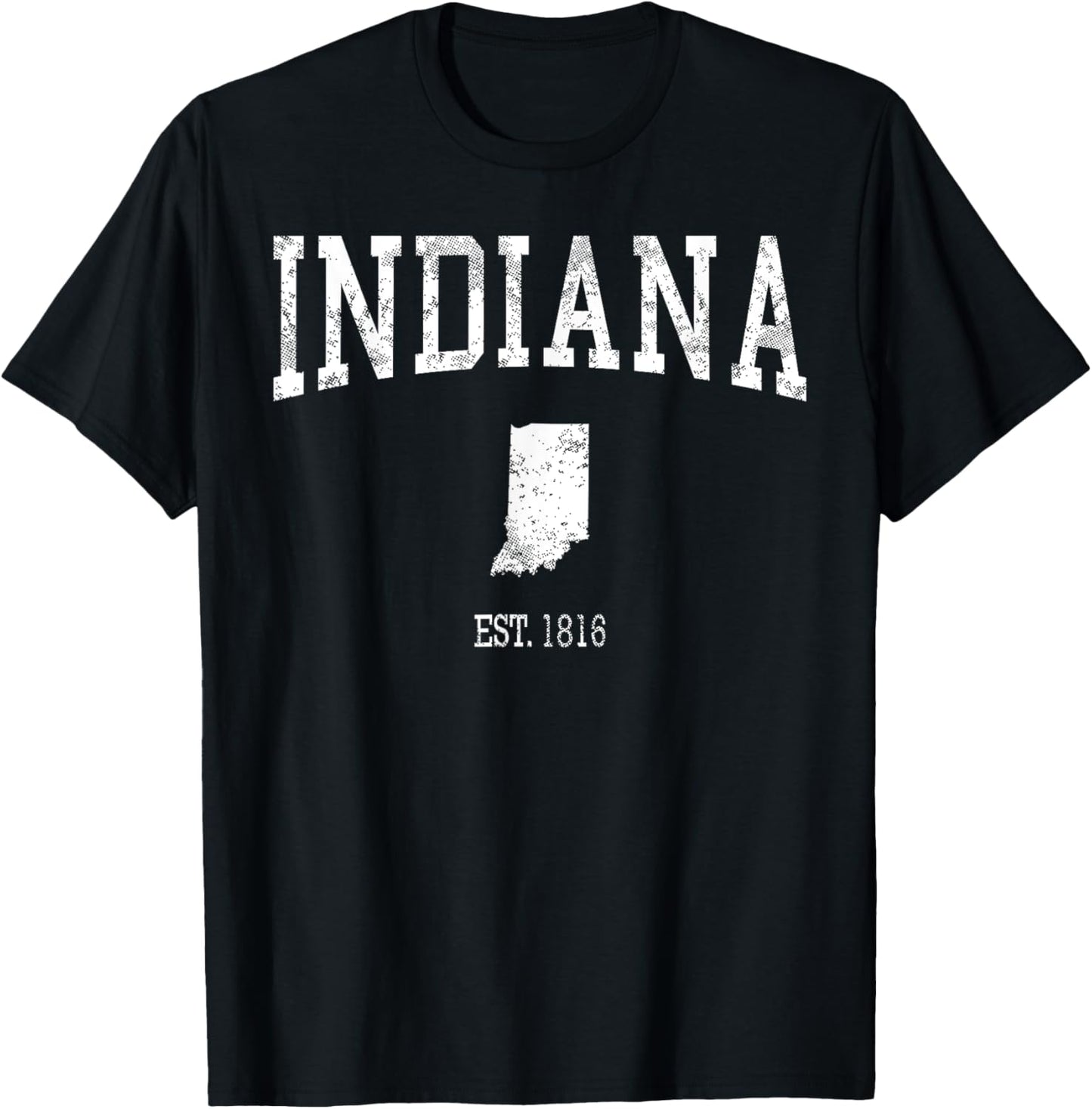 Indiana Tee Vintage Sports Design ID
