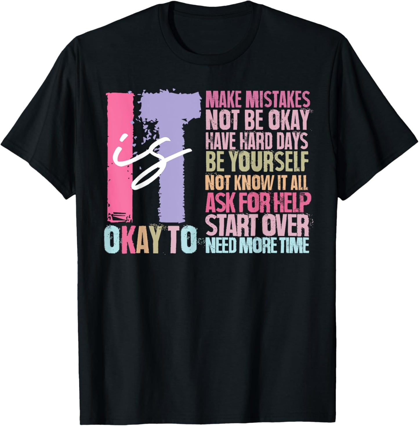 It Is Okay To Make Mistakes Not Be Okay Have Hard Days