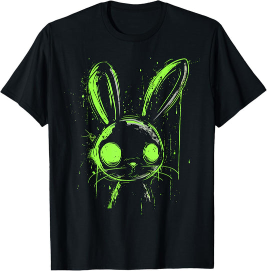 Pastel Goth Bunny Rabbit Green Creepy Cute Grunge Aesthetic