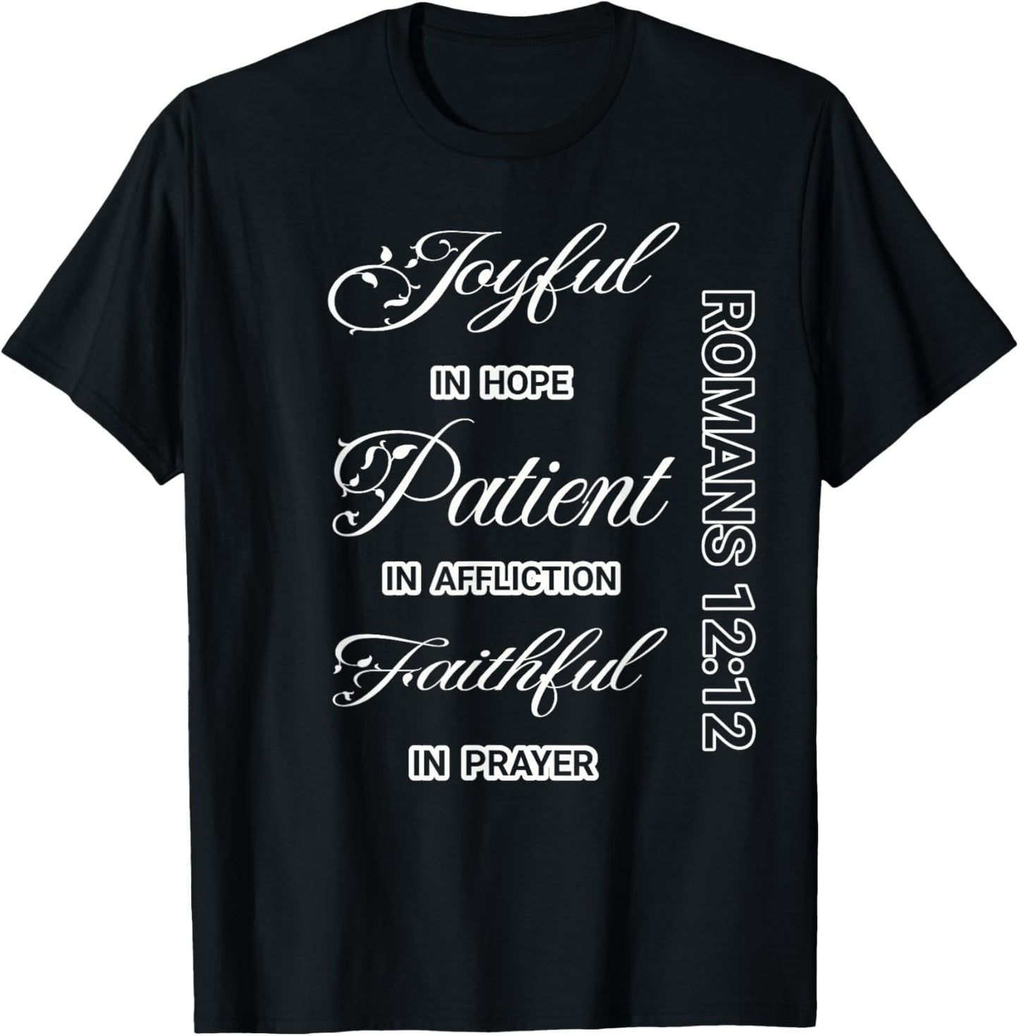 Joyful in hope, Patient in affliction, Faithful in prayer
