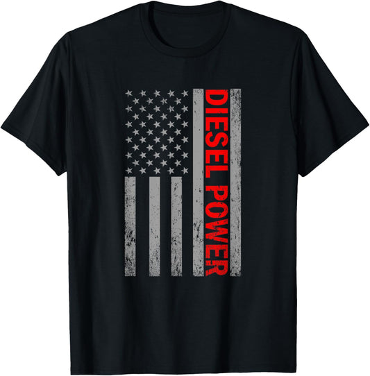 Diesel Power USA Flag Truck Turbo Brothers Mechanic