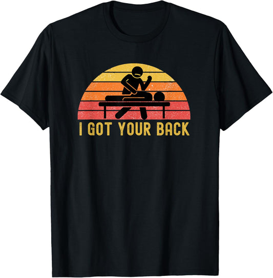 Massage Therapist I Got Your Back Massage Vintage Retro Gift