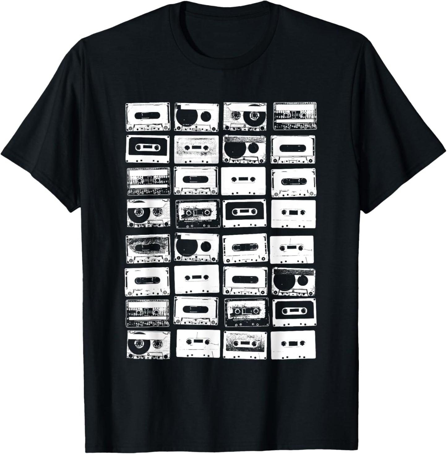Cassette Tapes 1980s Music Graphic
