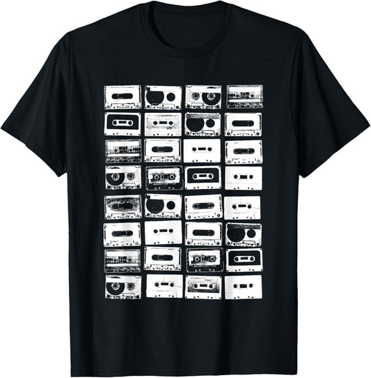 Cassette Tapes 1980s Music Graphic