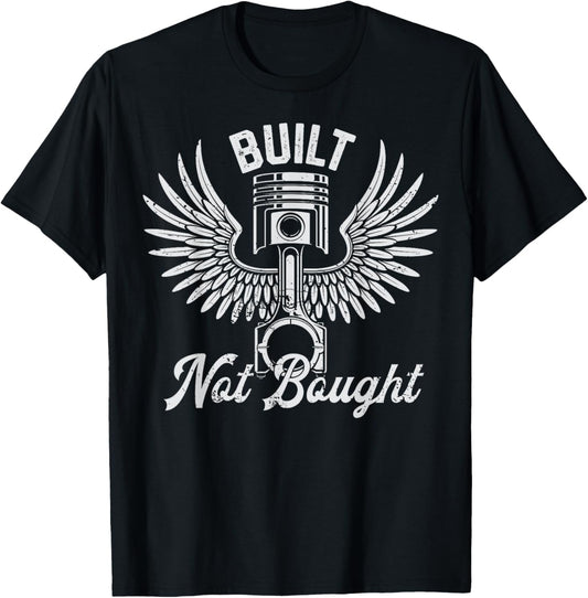 Built Not Bought Funny Mechanic Vintage Gifts Men Women
