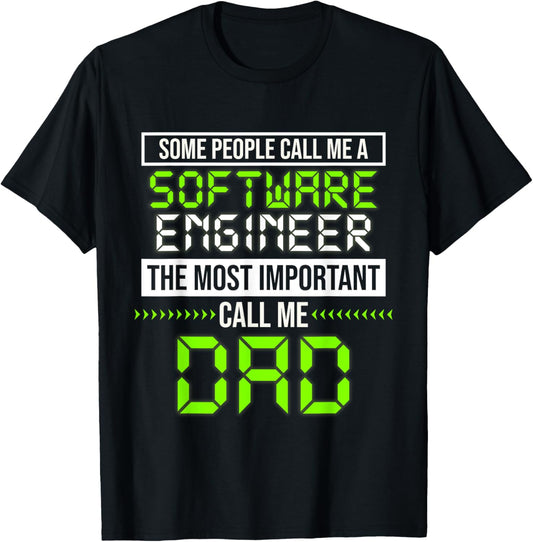 Software Engineer Dad Engineering Expert Graphic