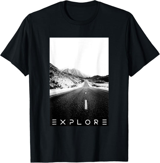 Road Trip Explore the Scenic Route Graphic