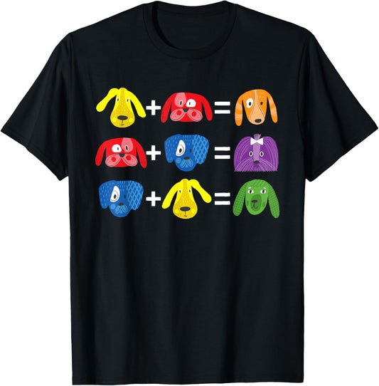Dog Themed Artist Color Theory Educational Art Teacher