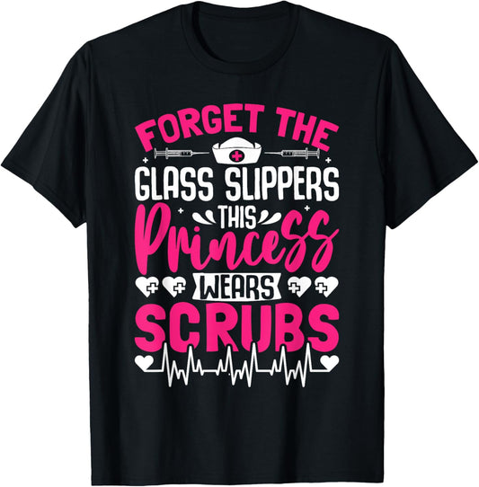 Funny Scrub Life Heart Healthcare Medical Nurse Women