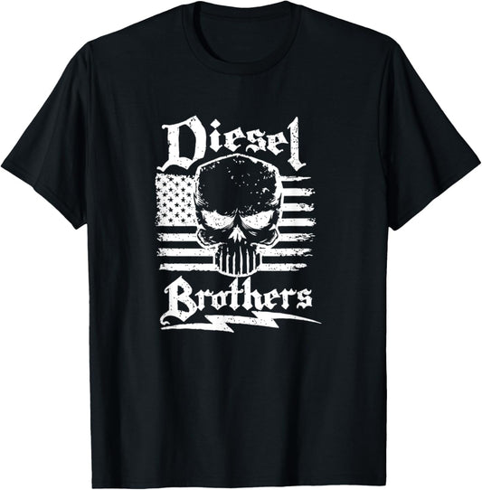 Diesel Brothers Amercian Flag T Shirt