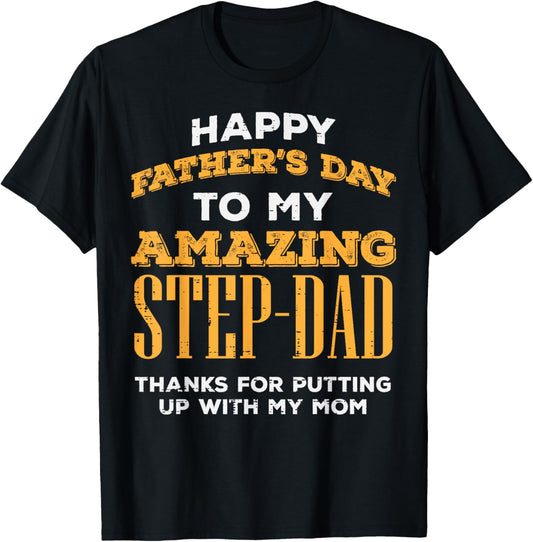 Happy Fathers Day Amazing Step Dad Thanks Stepdad Bonus Dad