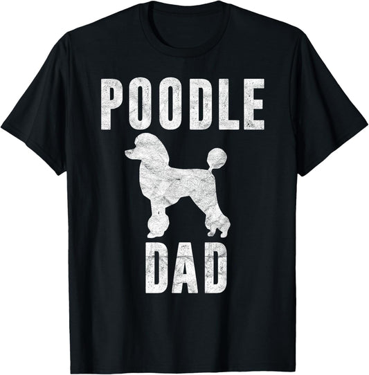 Vintage Poodle Dad Gift Dog Daddy Poodle Father