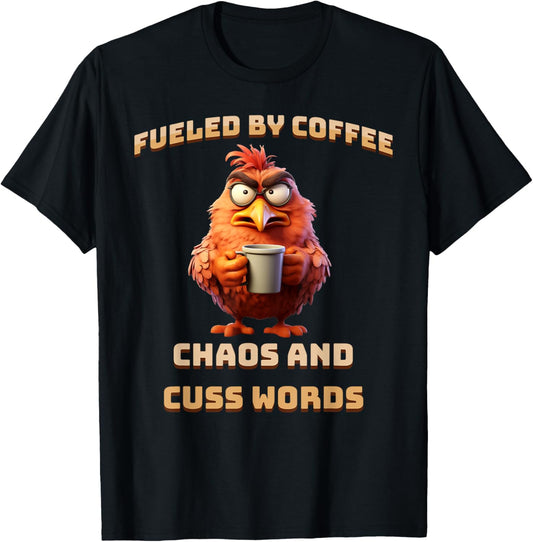I Run On Coffee Chaos And Cuss Words Funny Coffee Sayings
