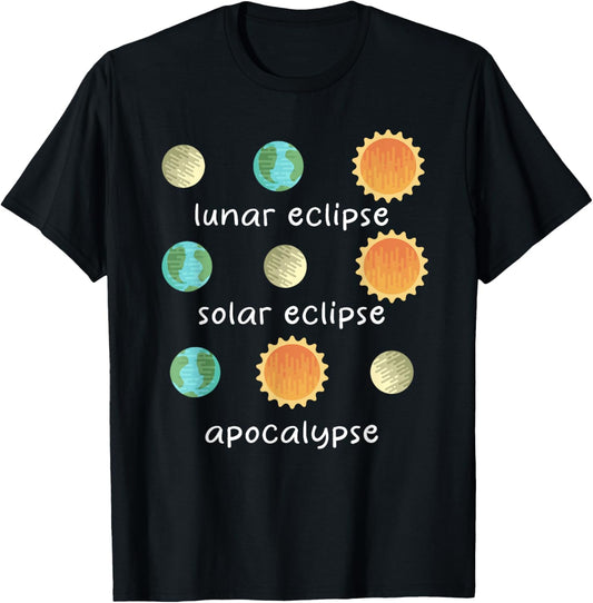 Three Eclipse To Learn   Science Teacher Space Men Women Kids