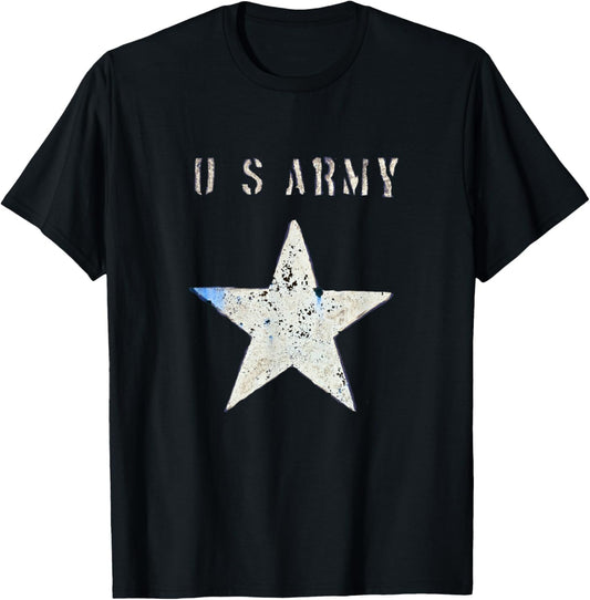 Vintage US Army, Distressed Font