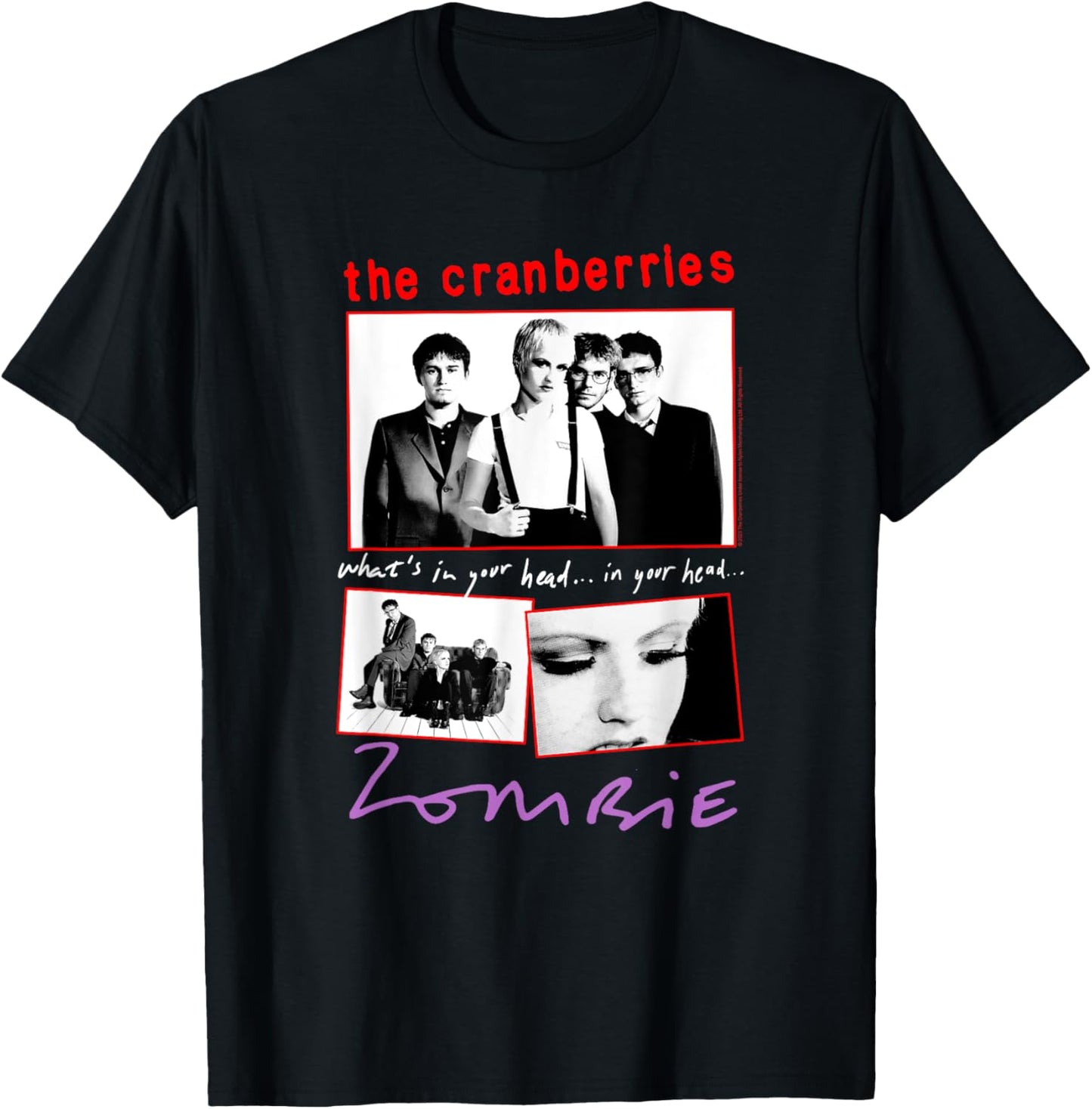 The Cranberries Zombie Collage Vintage Band