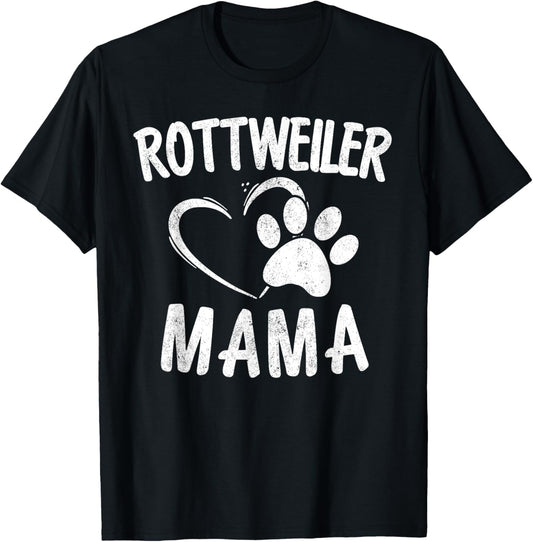Rottweiler Mama Gift Dog Lover Apparel Pet Owner Rottie Mom