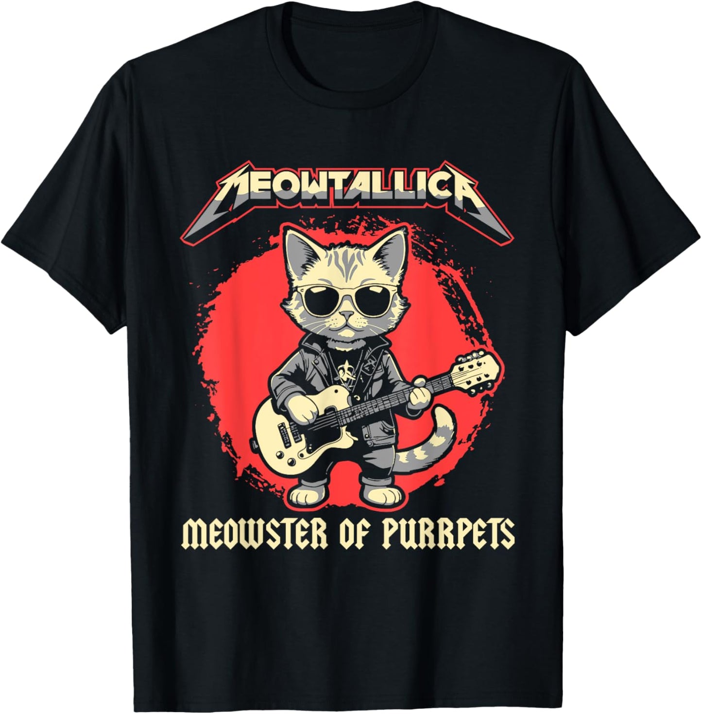 Meowtallica Meowster Of Purrpets - Funny Cat