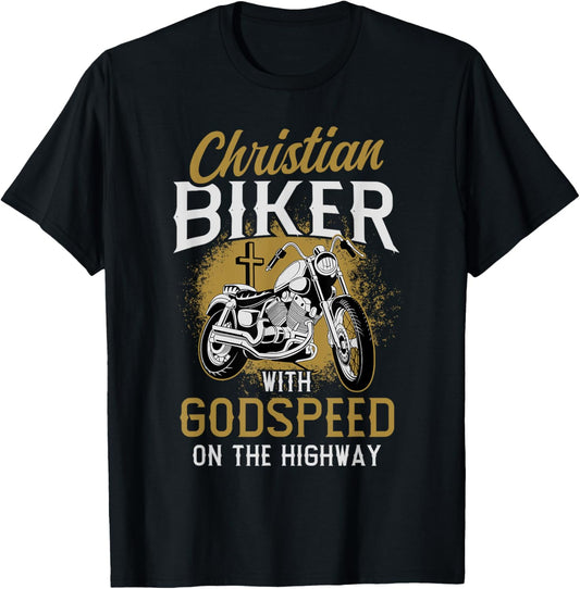 With Godspeed On The Highway Motorcycle Christian Biker