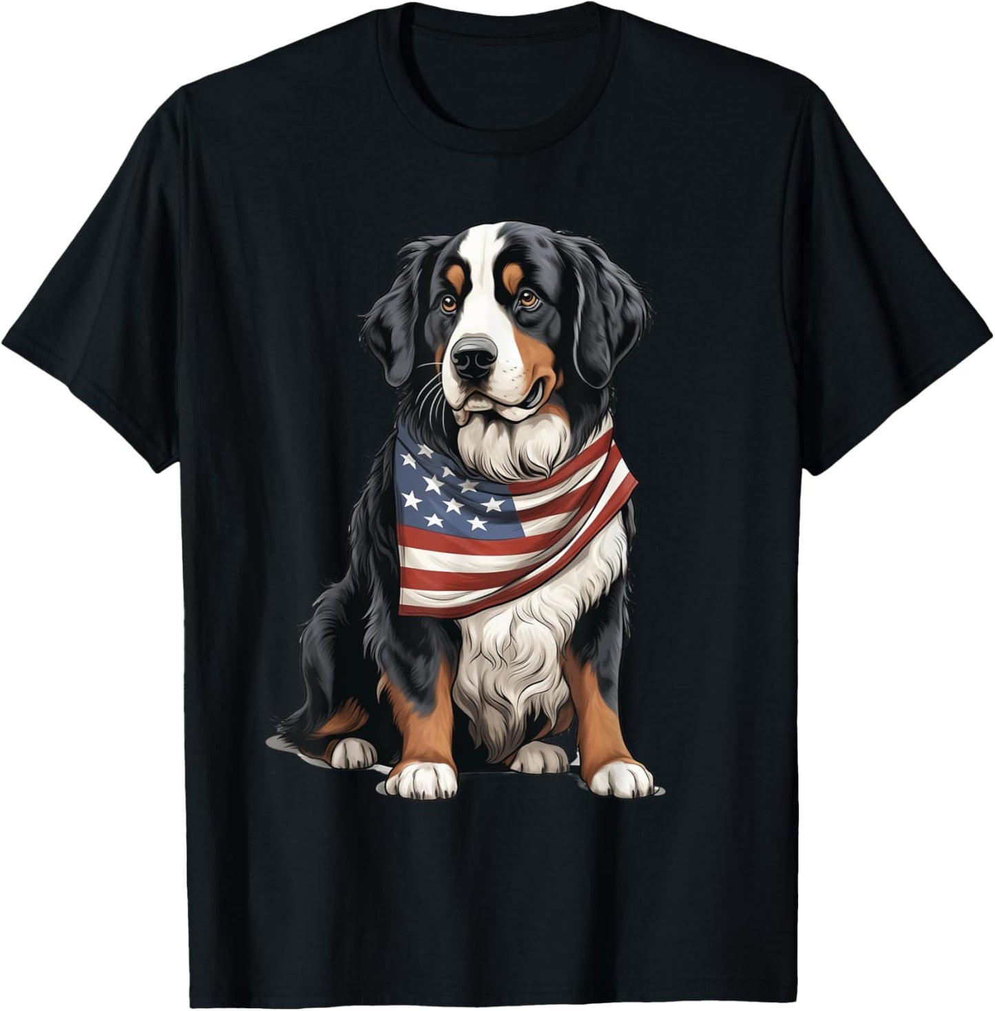 Berner US Flag Bernese Mountain Dog Owner Mom Dad Men Women