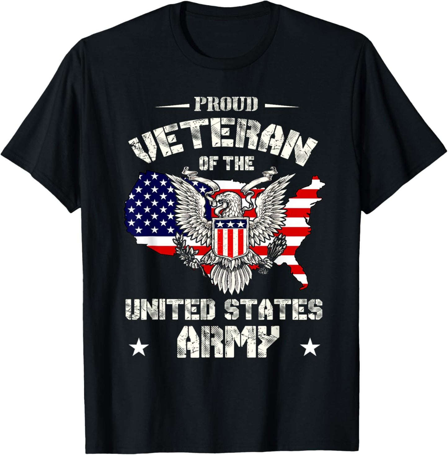 Proud Veteran of the US Army   USA Flag Soldier Veteran