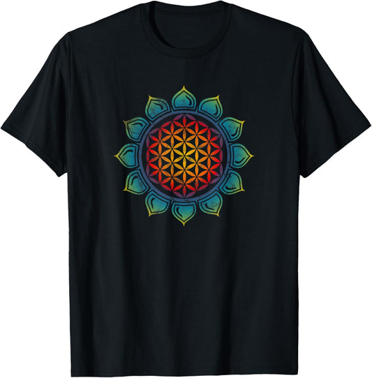 Flower of life, Lotus, Heart Chakra, Sacred Geometry, Yoga