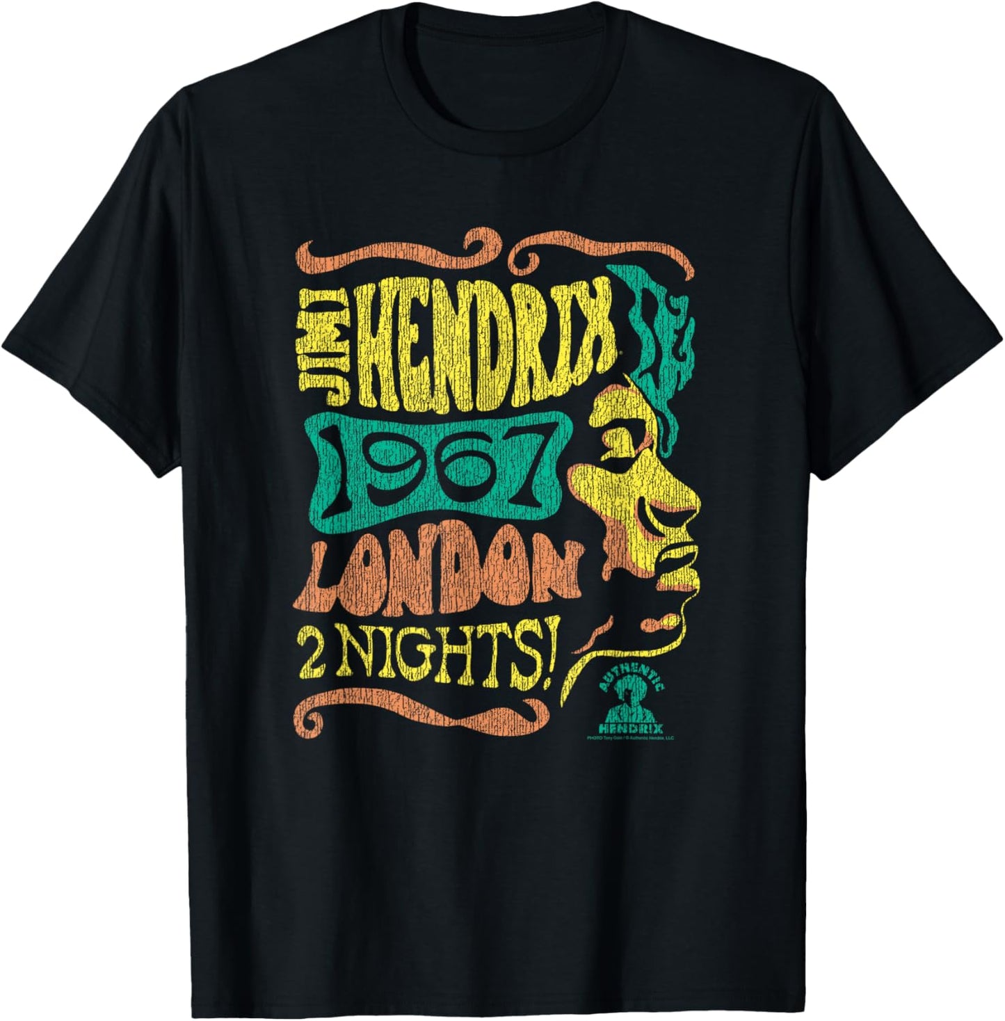 Jimi Hendrix 1967 London Concert Vintage Band