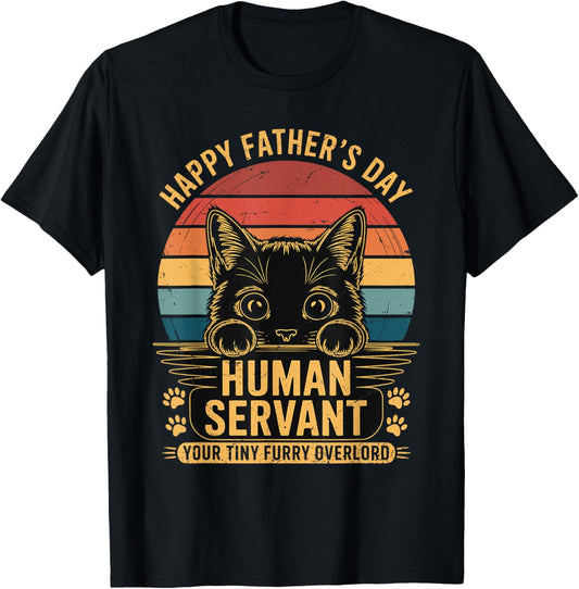 Funny Cat Dad Lover for Men Vintage Father's Day Meow Daddy