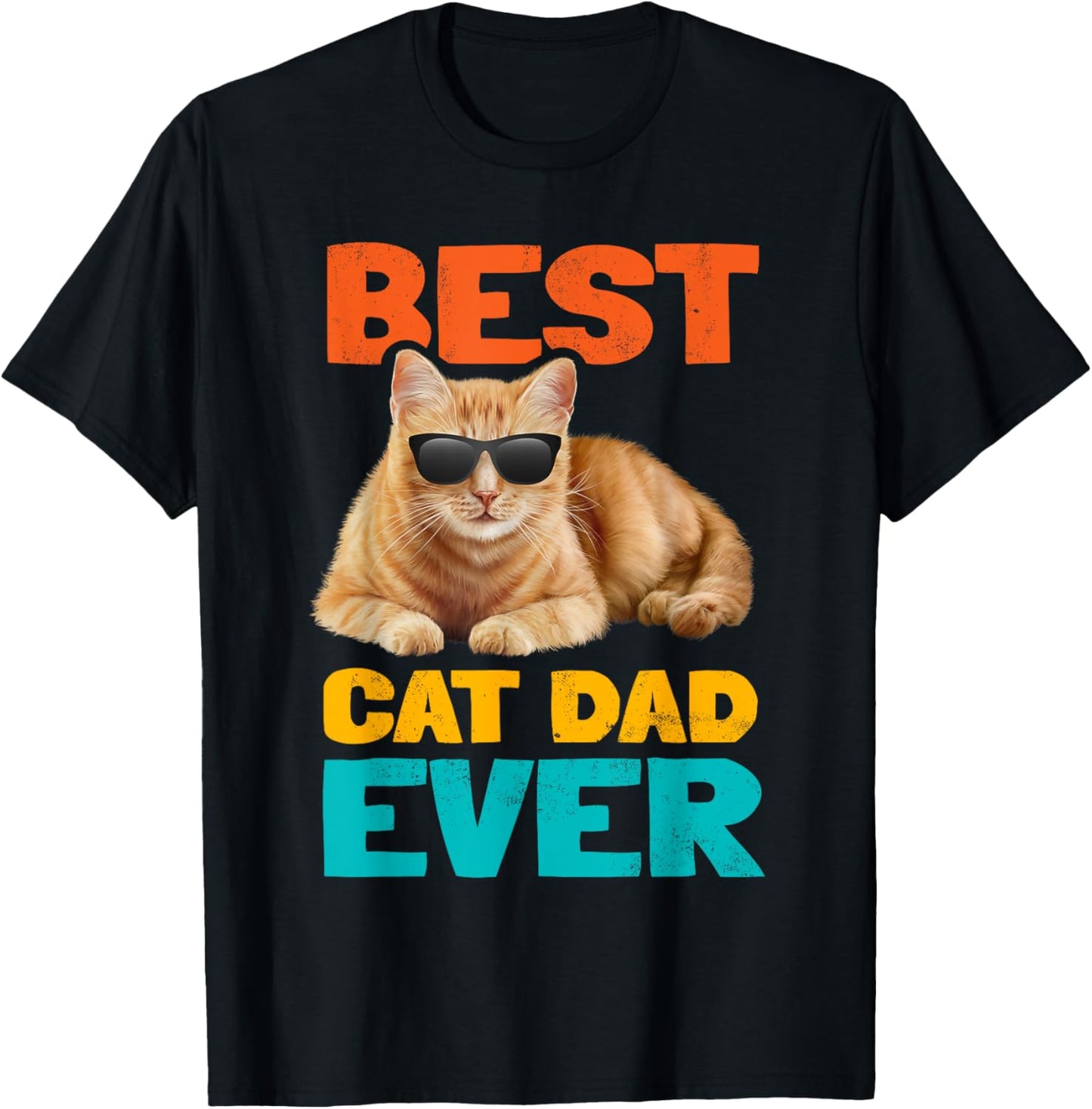 Best Cat Dad Ever Funny Cat Owner Tabby Birthday Fathers Day