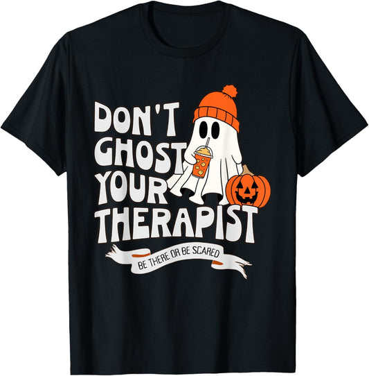 Don't Ghost Your Therapist Halloween Mental Health Advocacy