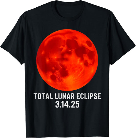 Retro Total Lunar Eclipse 3.14.25 Celestial Lunar Eclipse