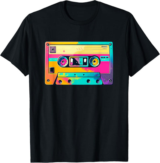 Colorful Cassette Tape 90s Retro Aesthetic