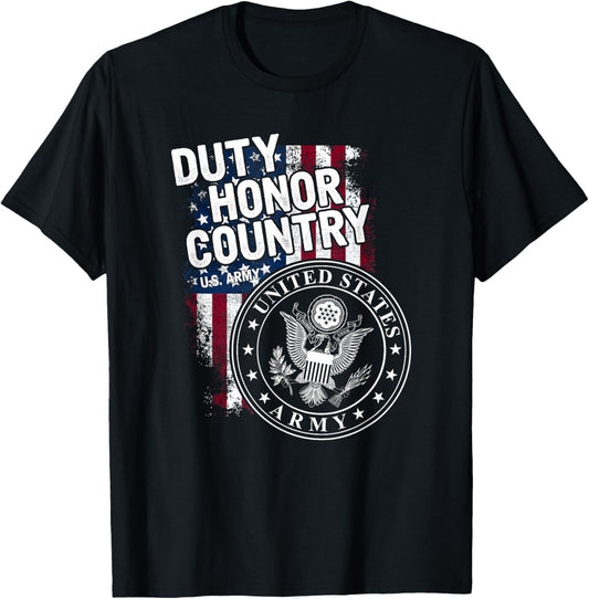DUTY HONOR COUNTRY U.S. ARMY