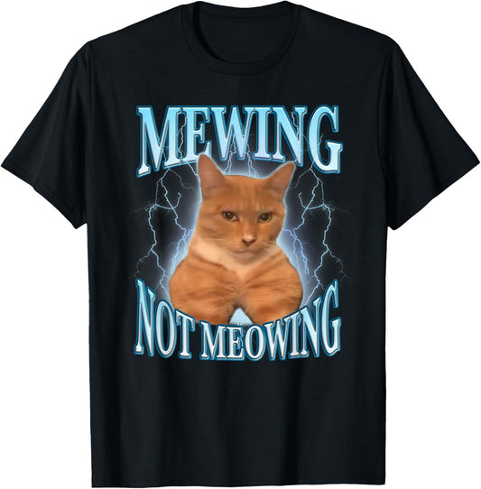 Mewing Not Meowing Funny Cat Meme