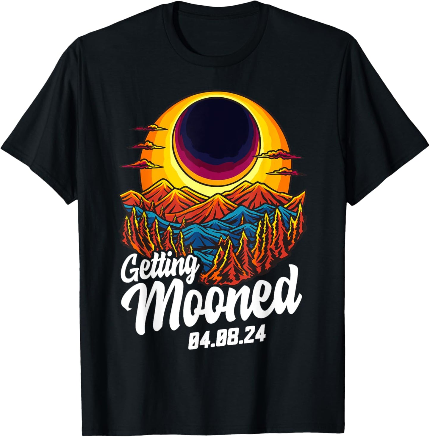 Total Eclipse April 8, 2024 Getting Mooned