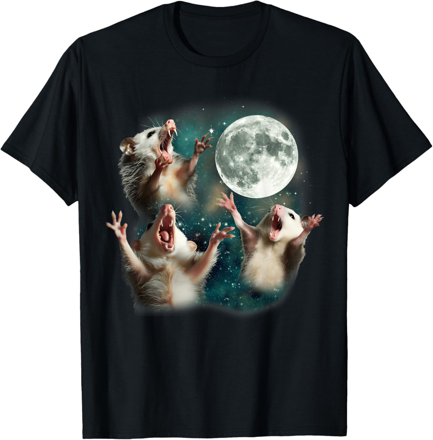 Three Possum Moon | 3 Opossum Funny Weird Cursed Meme