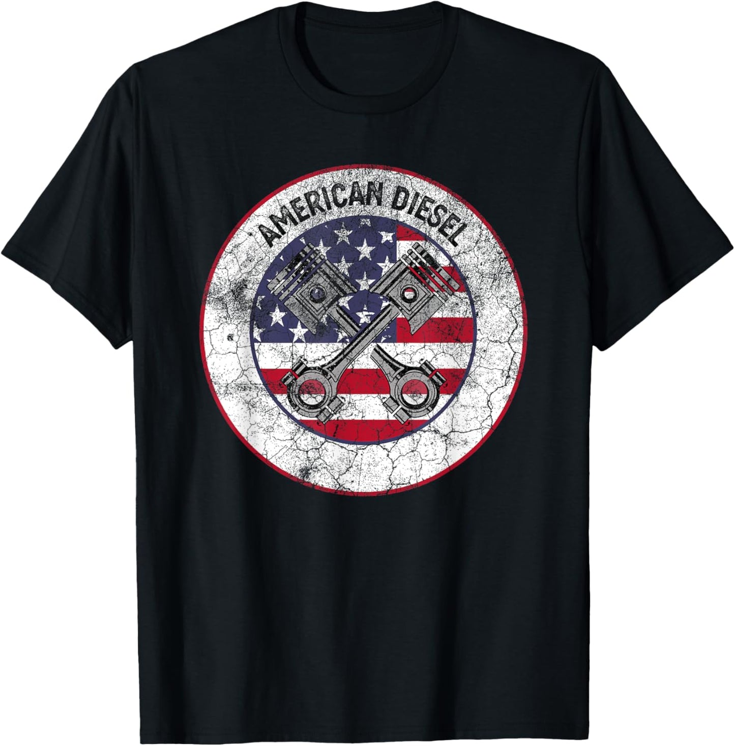 American Diesel Flag Vintage Diesel Mechanic Smoke Trucks