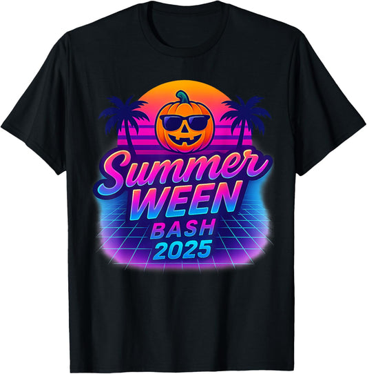 SummerWeen Bash 2025 Skeleton Beach Party Halloween Vibes