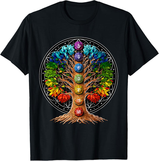 Tree Of Life Chakra Symbols Zen Yoga Meditation Spiritual