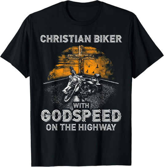 Awesome Christian Biker Godspeed on the Highway \/ Christ