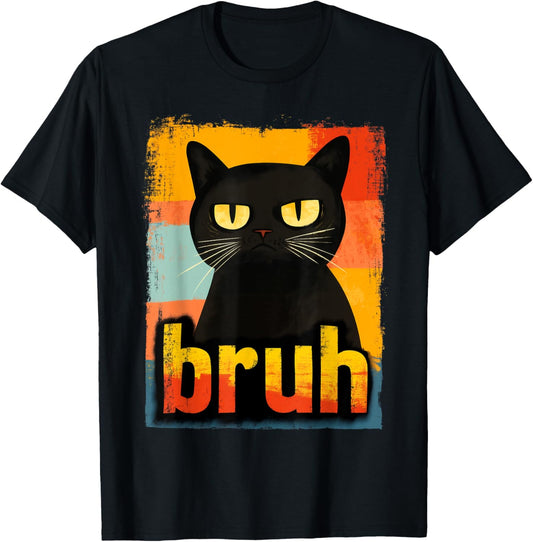 Funny Cat Bruh For Teens Boys Girls Men Women Meme Graphic