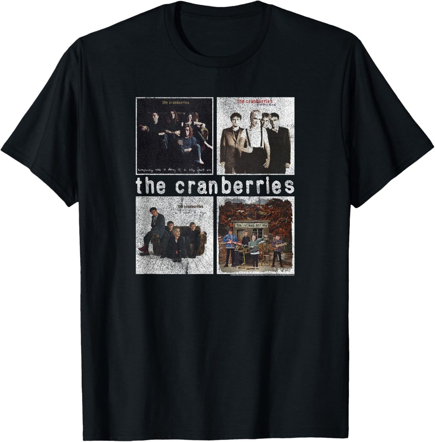 The Cranberries Distressed Album Covers Vintage Band